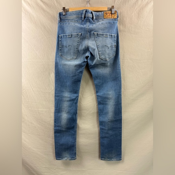 Diesel Jeans Mens Blue Belther-R Button Fly Distressed 28 x 32 - Picture 7 of 7